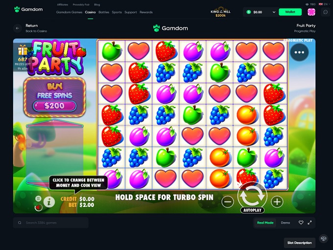 Gamdom Casino screenshot 4