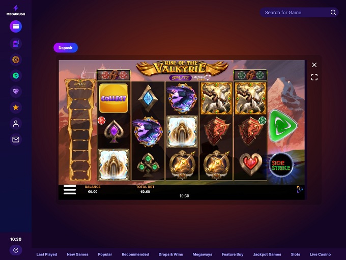 MegaRush Casino screenshot 4
