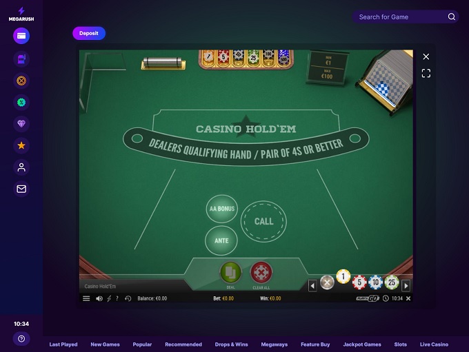 MegaRush Casino screenshot 6