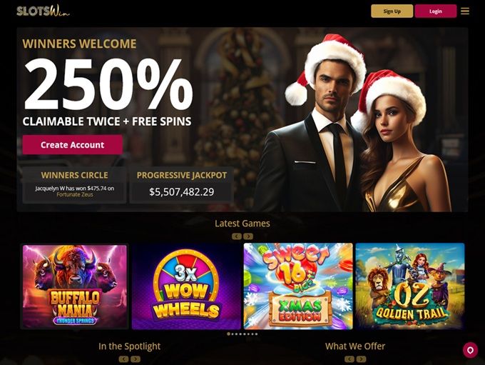 SlotsWin Casino screenshot 1