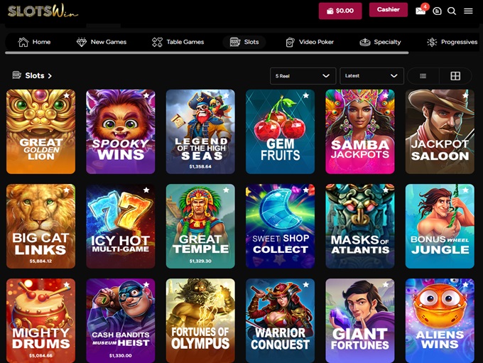 SlotsWin Casino screenshot 2