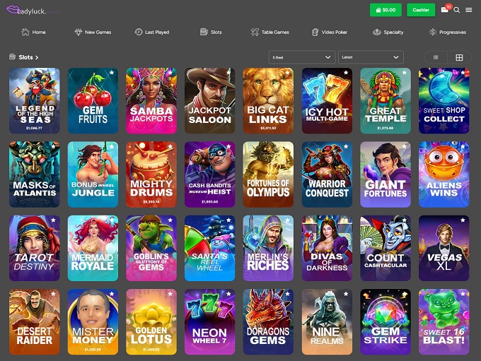 LadyLuck Casino screenshot 2