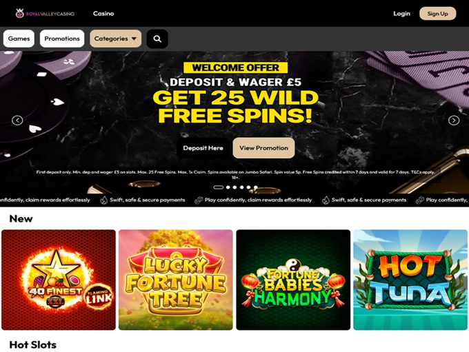 Royal Valley Casino screenshot 1