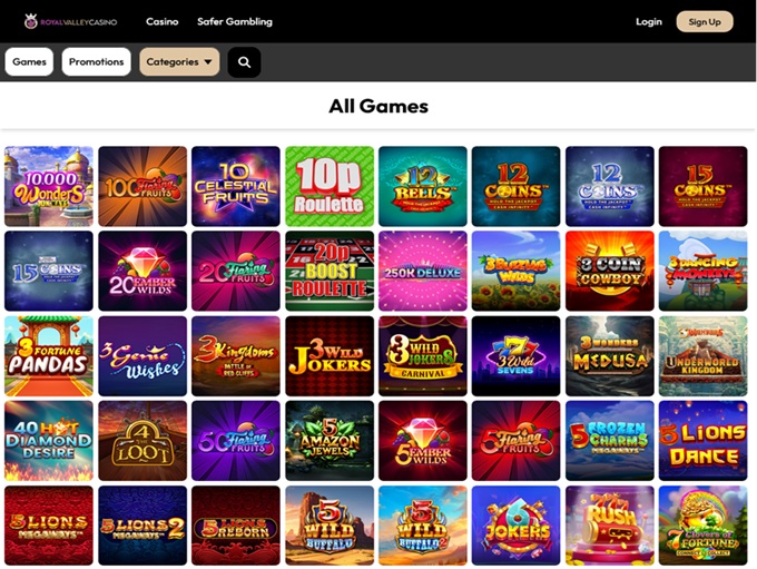 Royal Valley Casino screenshot 2