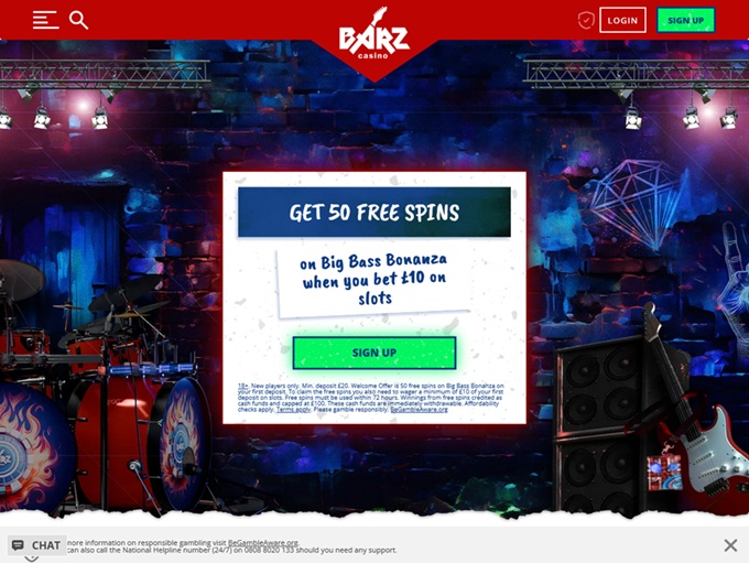 Barz Casino lobby