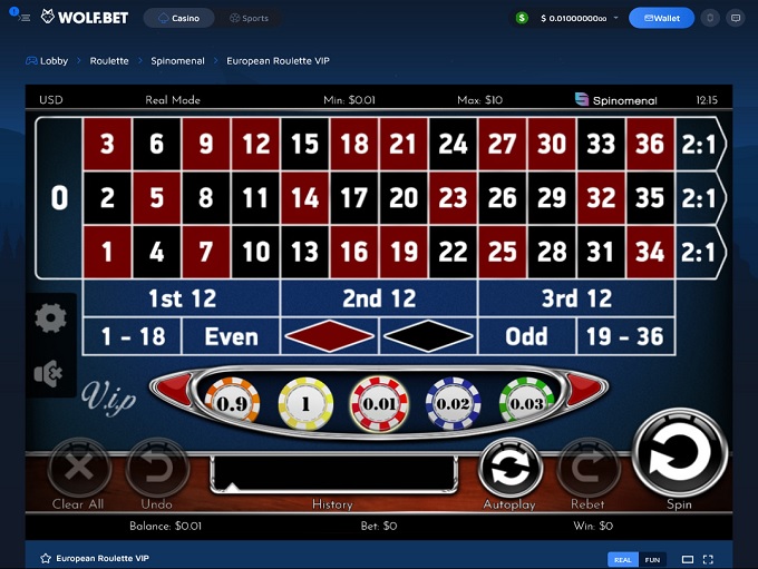 Wolf.Bet Casino screenshot 6