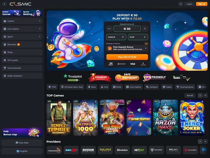 CosmicSlot screenshot 1