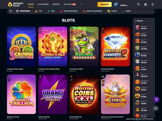 RocketPlay Casino screenshot 2