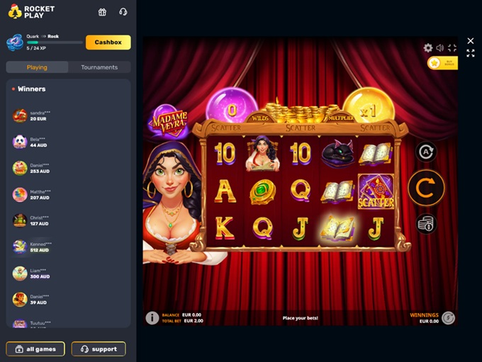 RocketPlay Casino screenshot 4
