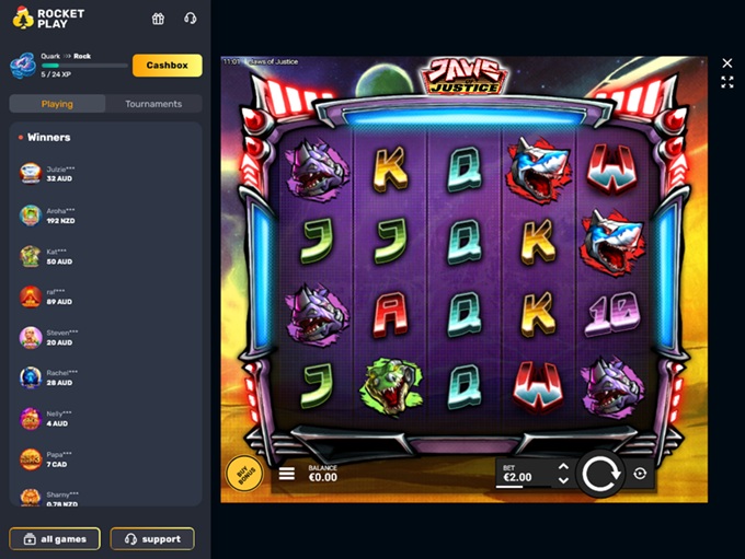 RocketPlay Casino screenshot 5