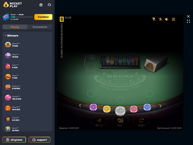 RocketPlay Casino screenshot 6