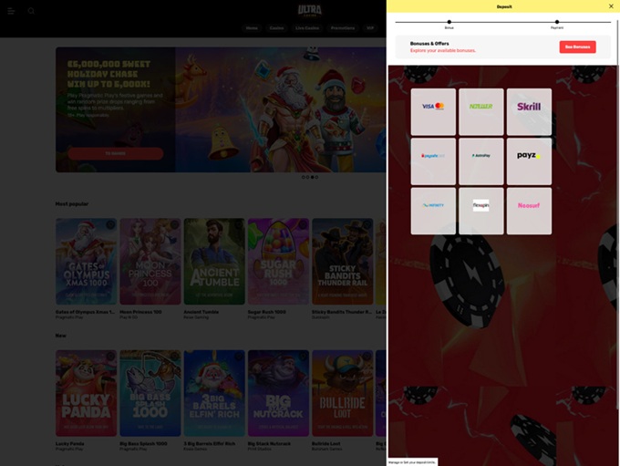 UltraCasino screenshot 3