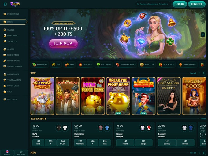 7Signs Casino screenshot 1
