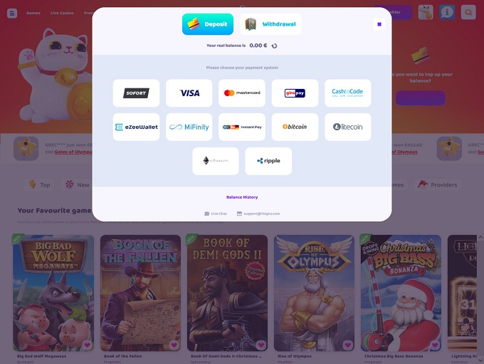 7Signs Casino screenshot 3