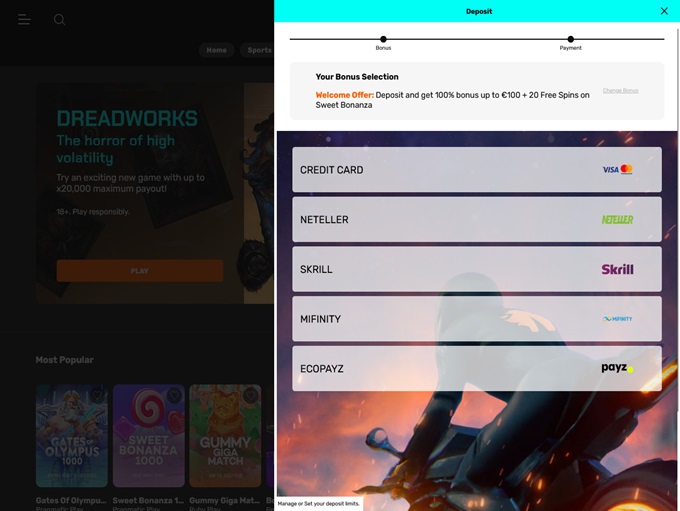 Nitro Casino screenshot 3