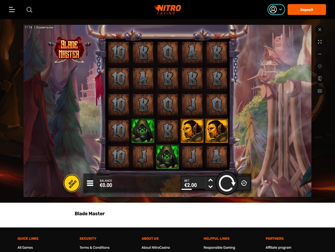 Nitro Casino screenshot 4