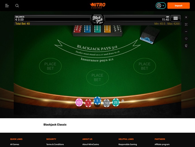 Nitro Casino screenshot 6