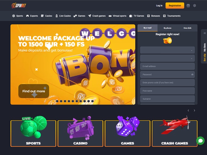 JVspinbet lobby