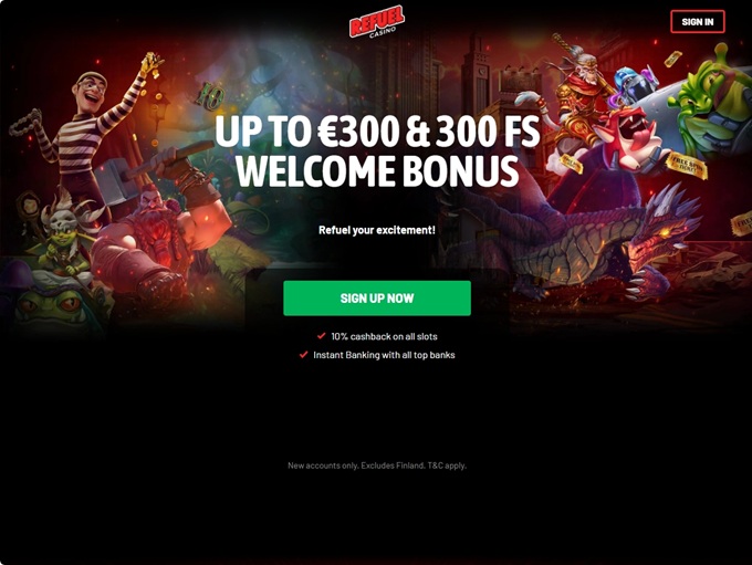 Refuel Casino screenshot 1