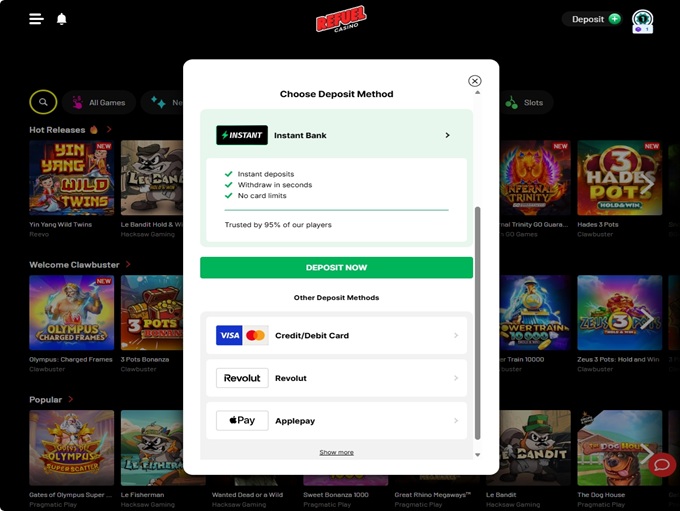 Refuel Casino screenshot 3