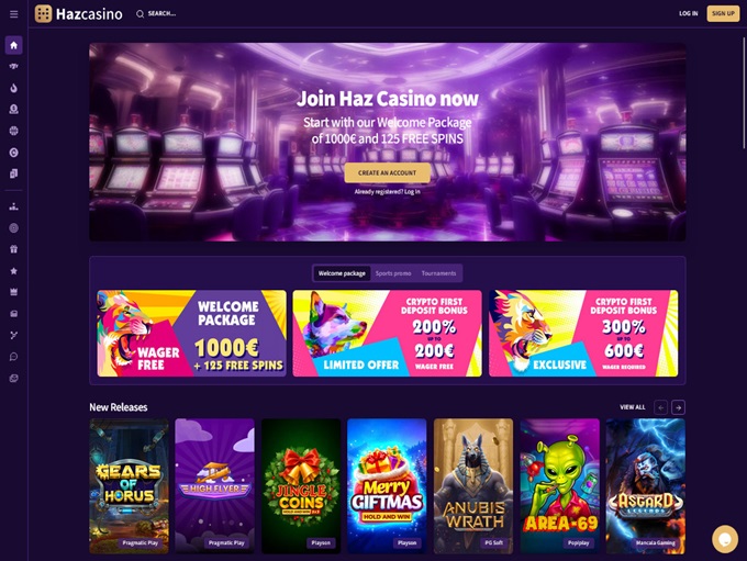Haz Casino lobby