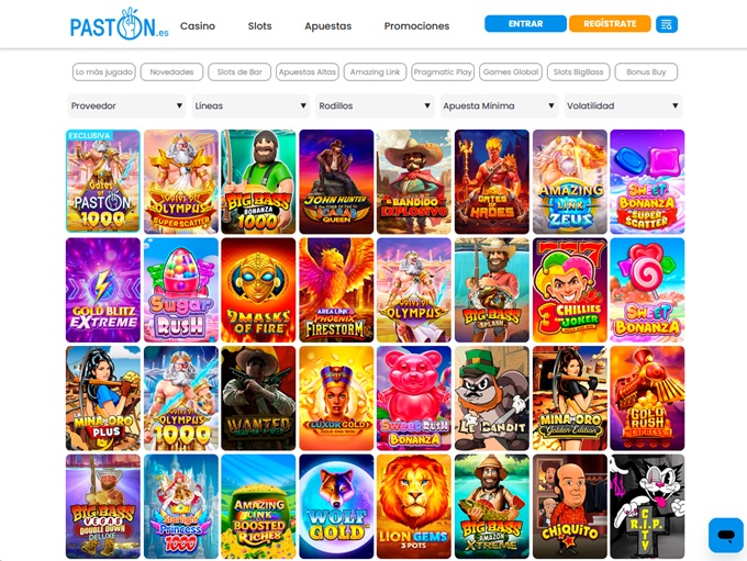 Paston Casino screenshot 2