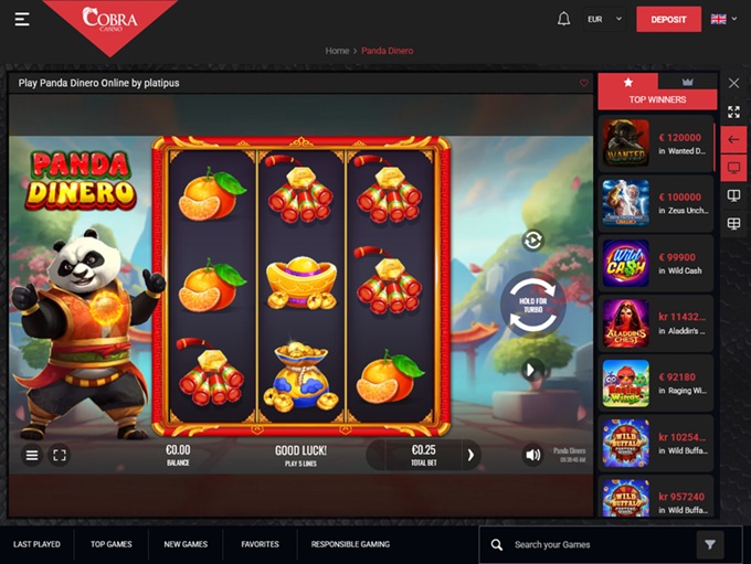 Cobra Casino screenshot 5