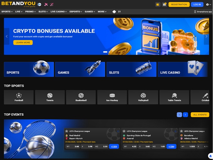 Betandyou lobby