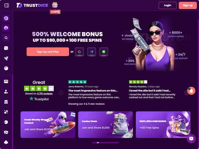 TrustDice screenshot 1