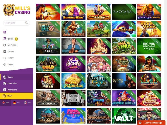Will's Casino screenshot 2