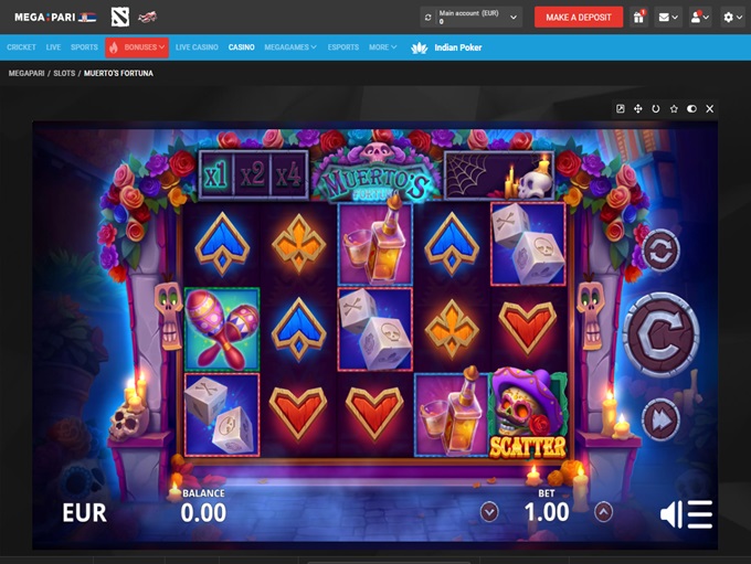 Megapari Casino screenshot 4