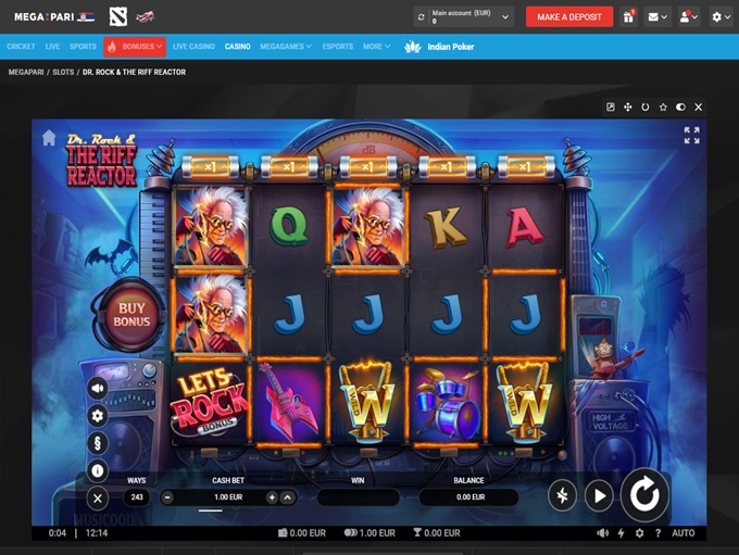 Megapari Casino screenshot 5