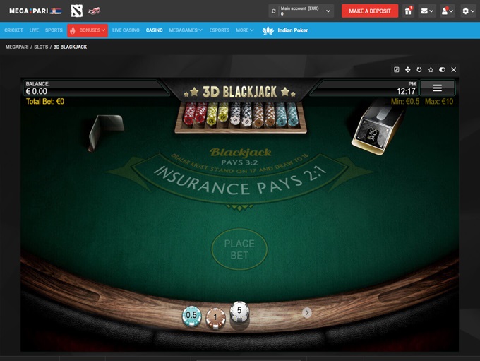 Megapari Casino screenshot 6
