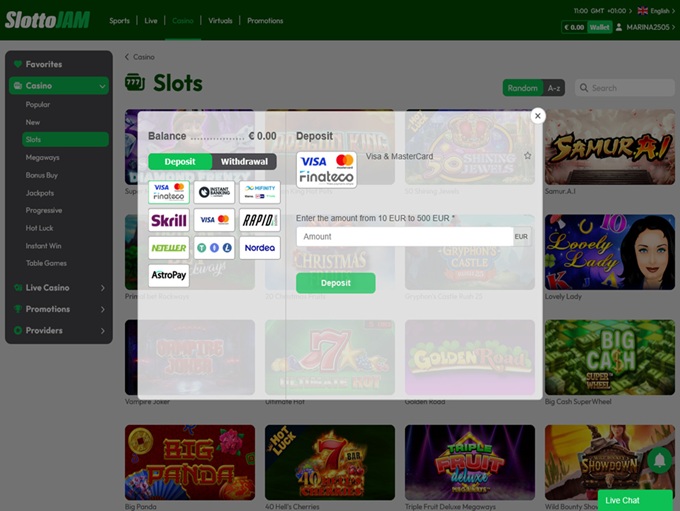 SlottoJam Casino screenshot 3