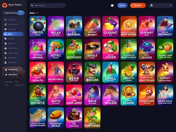 Rich Palms Casino screenshot 2