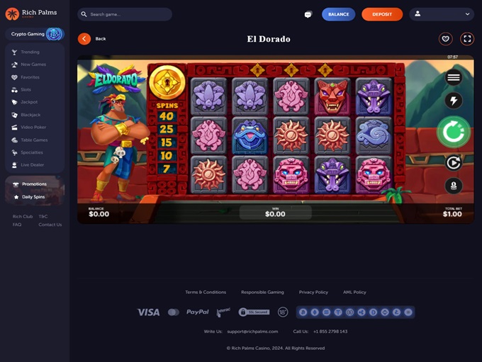 Rich Palms Casino screenshot 4
