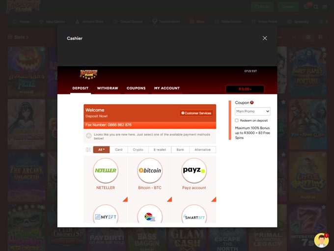 Jackpot Cash Casino screenshot 3