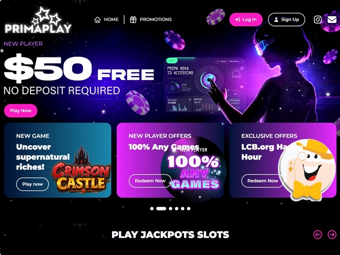 Primaplay Casino lobby