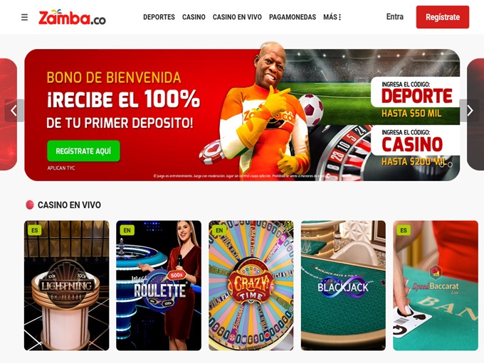 Zamba Casino lobby