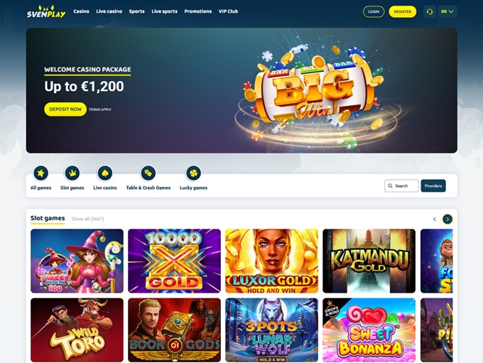 Svenplay lobby