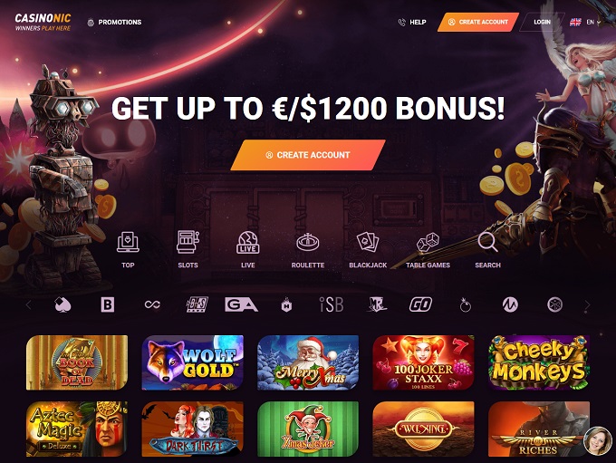 Casinonic lobby