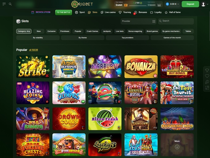 RioBet Casino screenshot 2