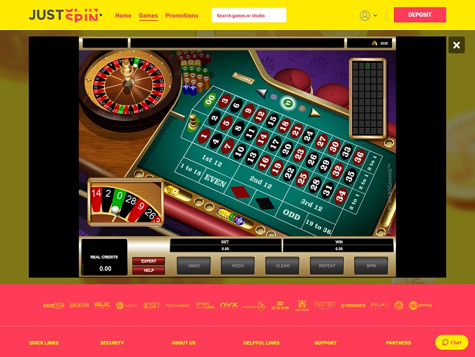 Justspin Casino screenshot 6