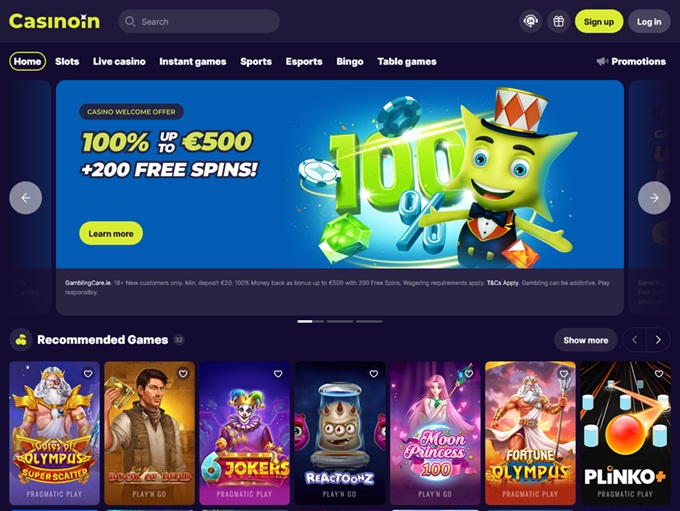 Casinoin lobby