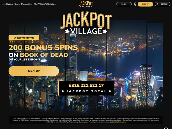 Jackpot Village lobby