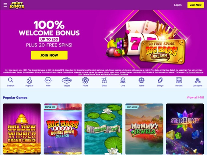 FruitKings lobby