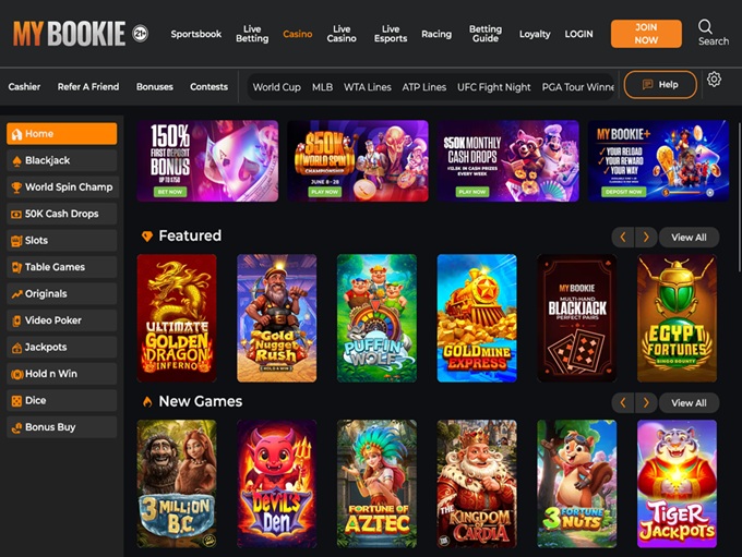 MyBookie Casino screenshot 1
