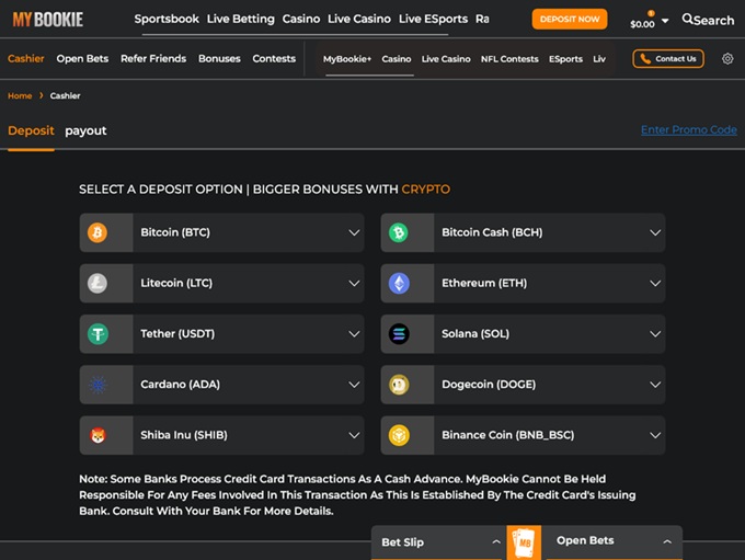 MyBookie Casino screenshot 3