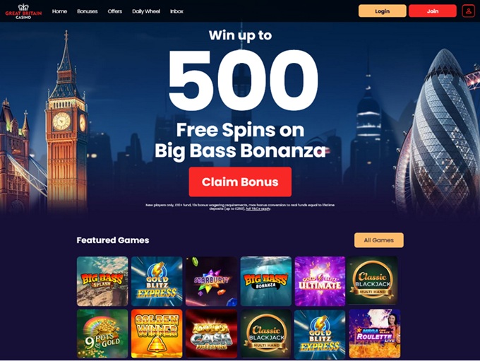 Great Britain Casino screenshot 1