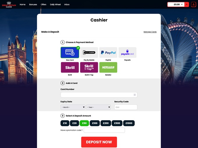Great Britain Casino screenshot 3
